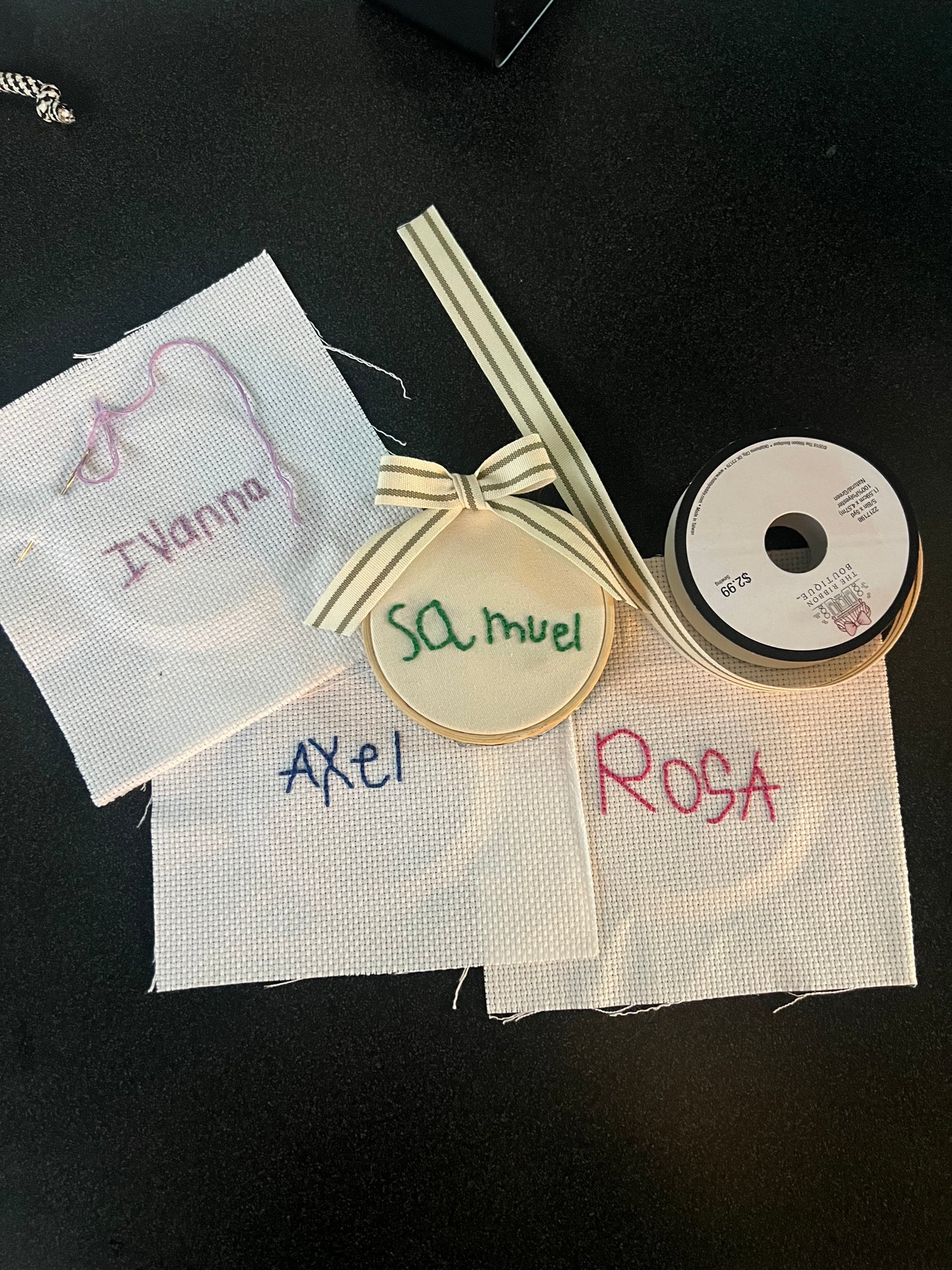 Custom Handwriting Embroidery