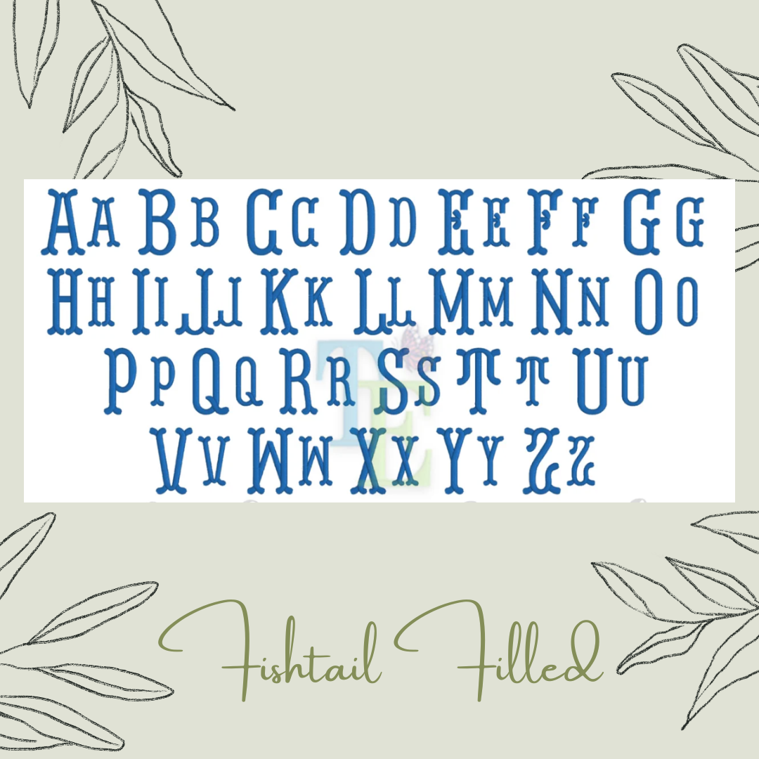 Font- Fishtail Letter