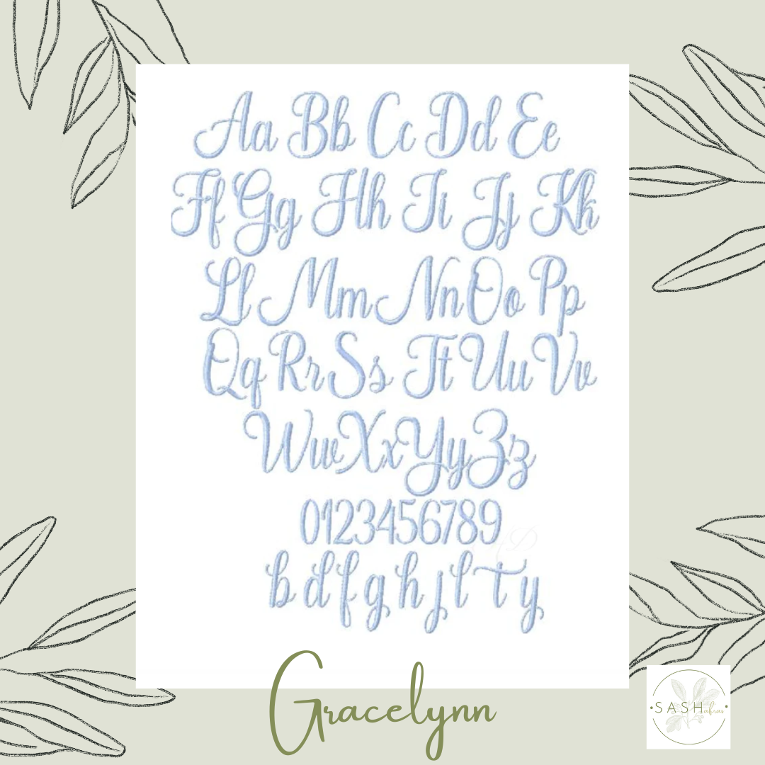 Font- Gracelynn