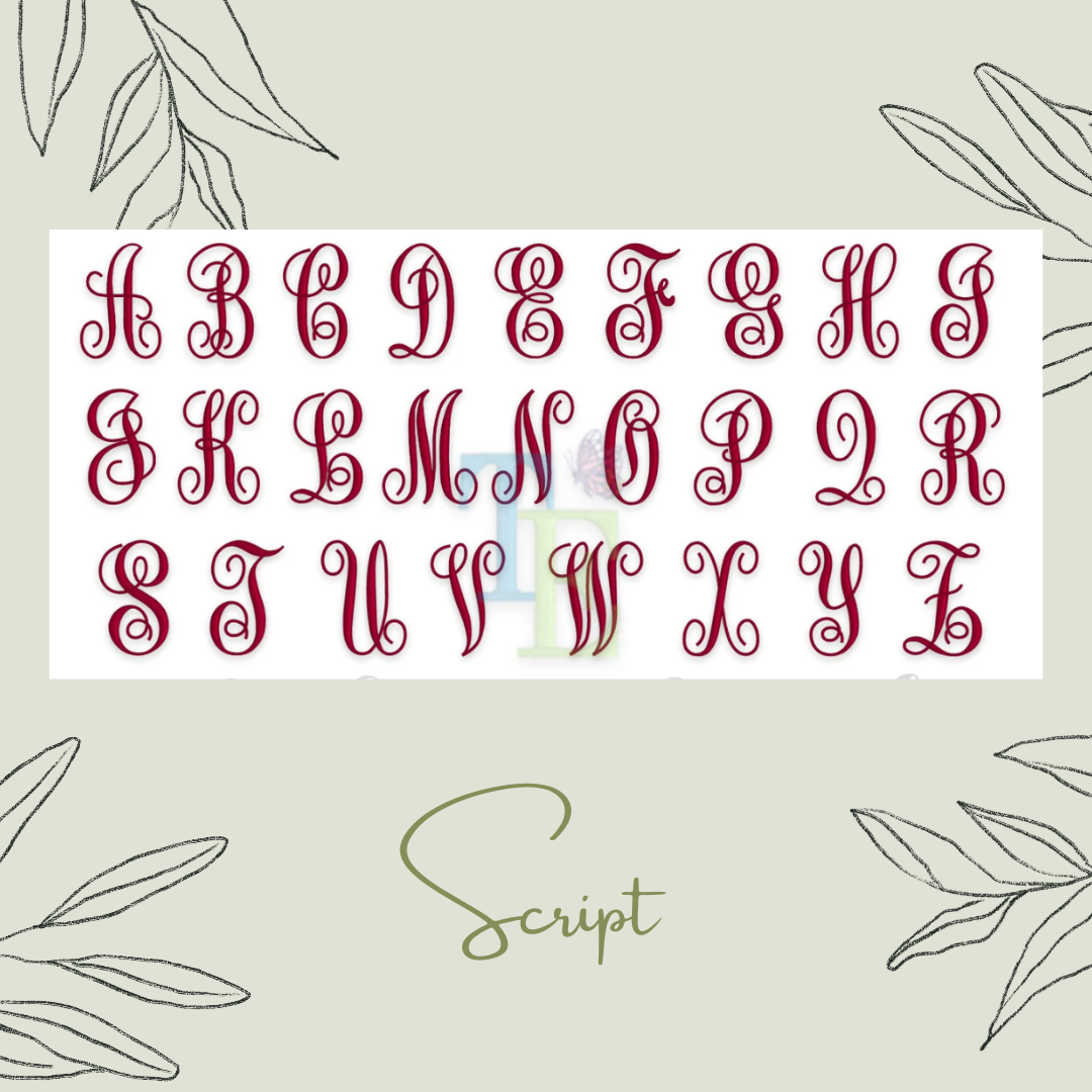 Font- Script (Vine)